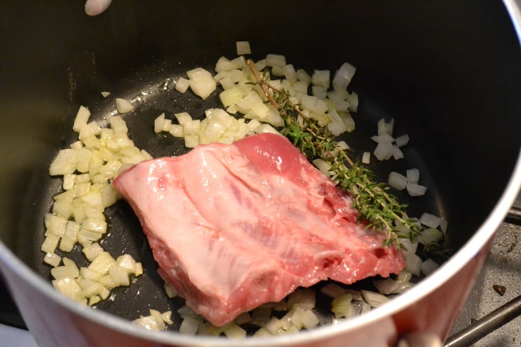 Pork Ribs, Onions, & Thyme