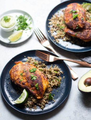 Blackened Chicken and Cilantro Lime Quinoa | Sarcastic Cooking