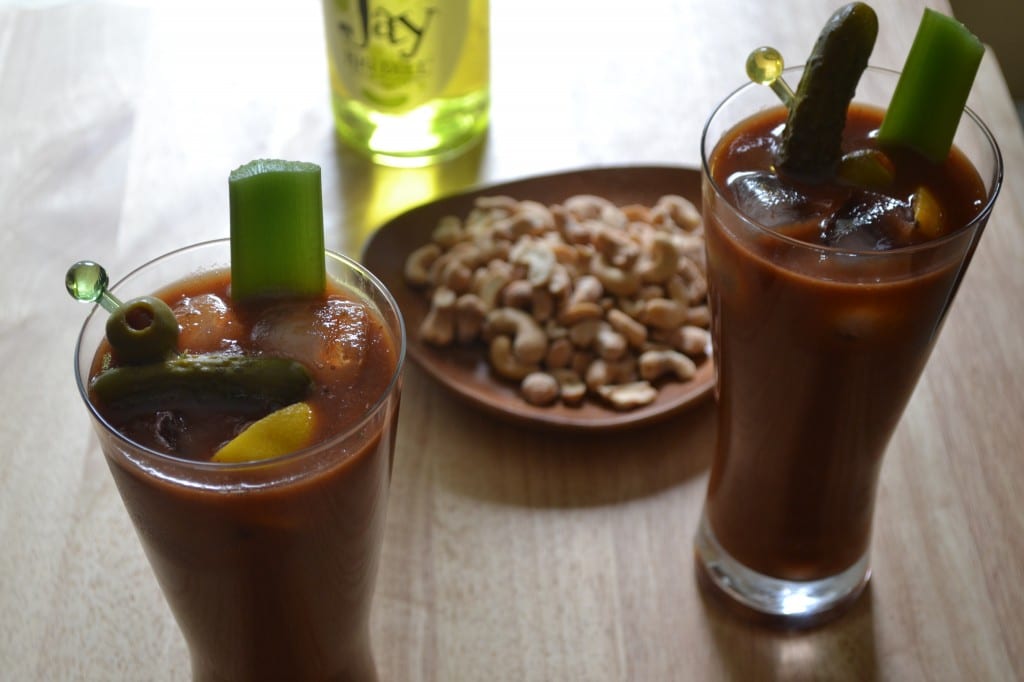 Big Dill Vodka in Roasted Poblano Bloody Marys