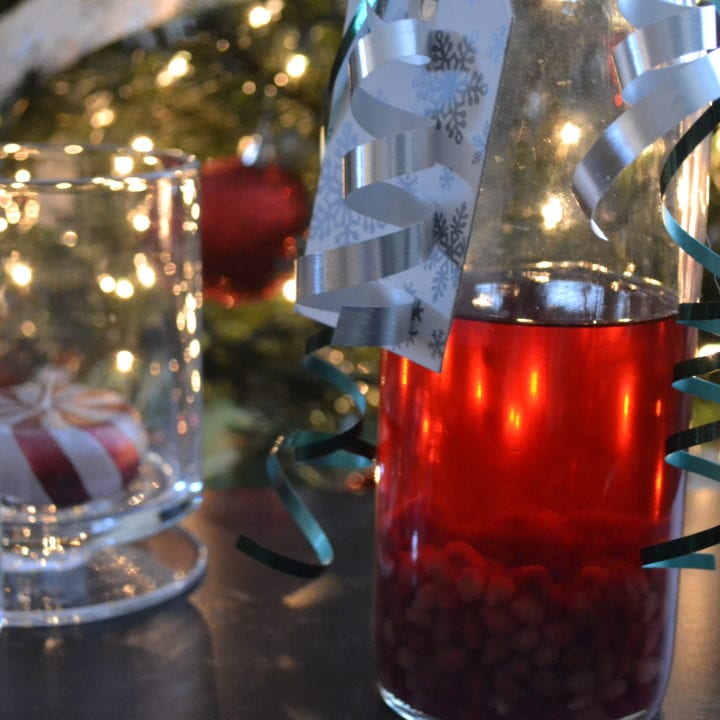 Pomegranate Infused Vodka (a great holiday gift)