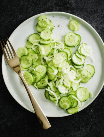 Quick Cucumber Salad - Sarcastic Cooking
