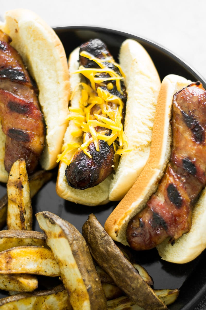 grilled bbq bacon beer brats | sarcastic cooking 