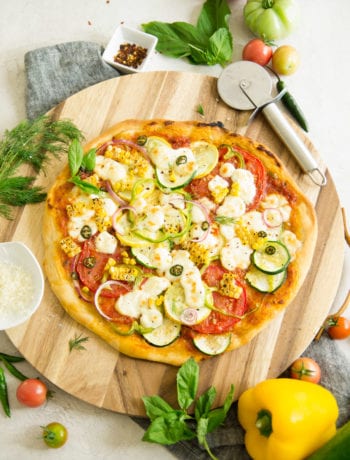 Summer Garden Vegetable Supreme Pizza | Sarcastic Cooking