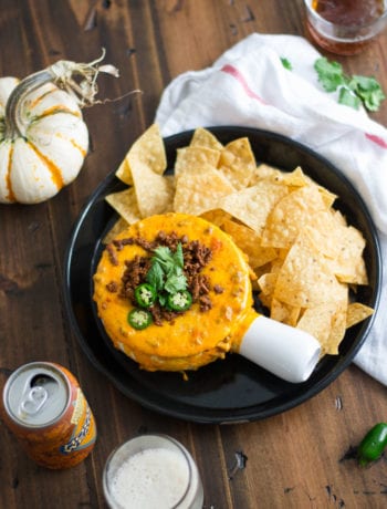 Pumpkin Chorizo Queso Dip | Sarcastic Cooking