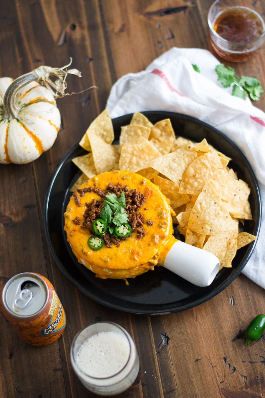 Pumpkin Chorizo Queso Dip | Sarcastic Cooking