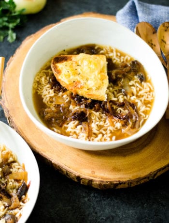 French Onion Ramen - sarcastic Cooking