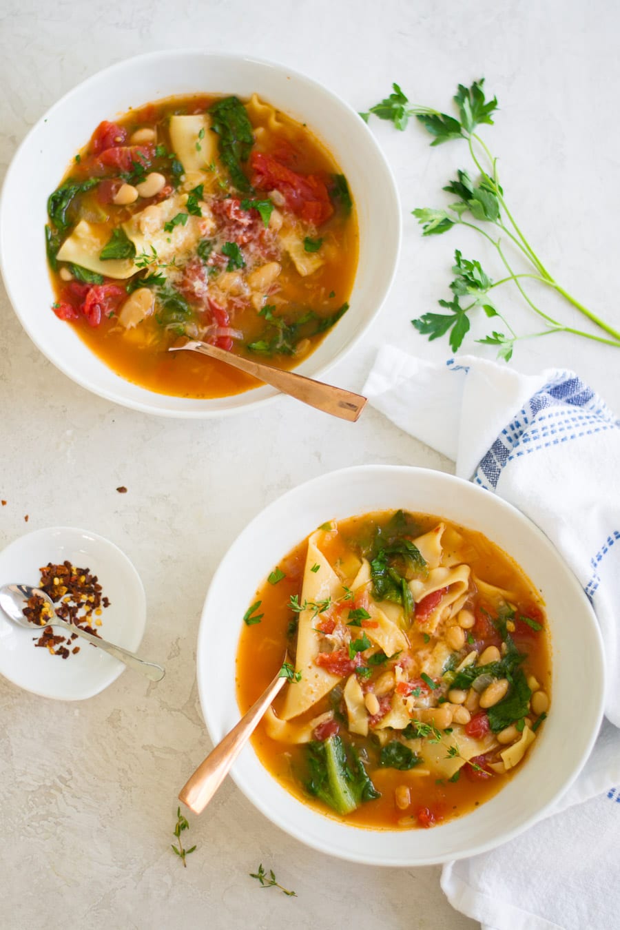 Instant Pot Pasta e Fagioli with Escarole | Sarcastic Cooking