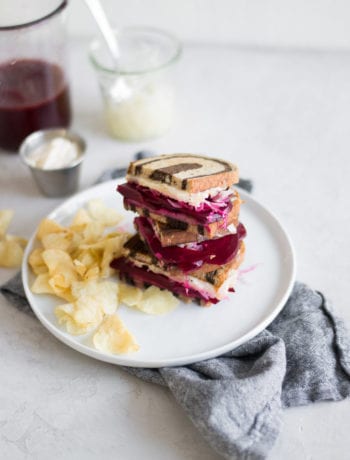Pickled Beet Reuben Sandwich | Sarcastic Cooking