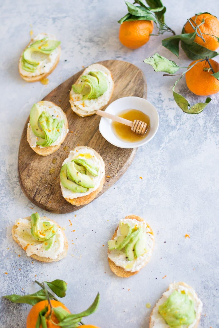 Citrus Honey Whipped Ricotta Avocado Toast | Sarcastic Cooking