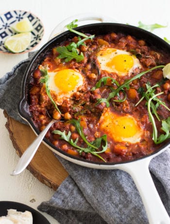 Chickpea and Chorizo Shakshuka | Sarcastic Cooking #shakshuka #onepotmeal #eggdish