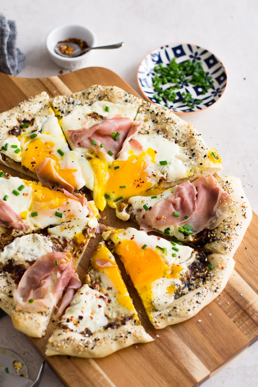Everything Bagel Breakfast Pizza | Sarcastic Cooking