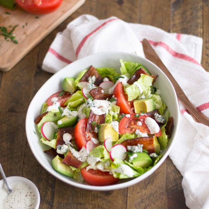 BLAT salad with the best homemade blue cheese | Sarcastic Cooking