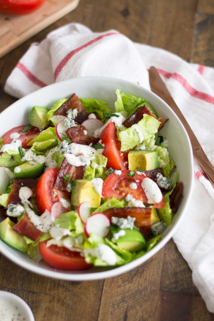 BLAT salad with the best homemade blue cheese | Sarcastic Cooking