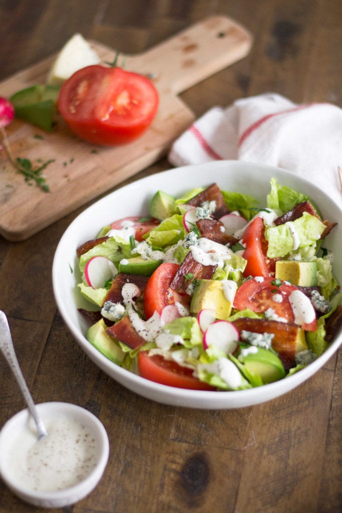 BLAT salad with the best homemade blue cheese | Sarcastic Cooking