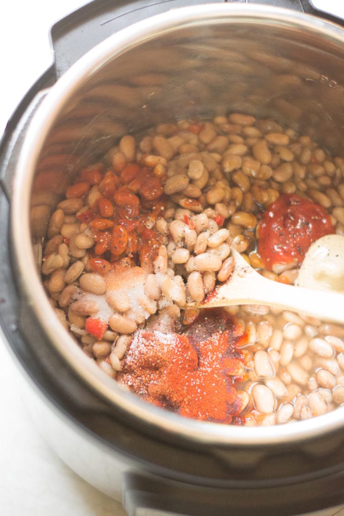Instant Pot Vegan Baked Beans | sarcastic Cooking