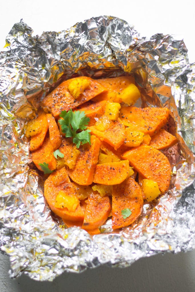 Grilled Mango Sweet Potatoes | Sarcastic Cooking