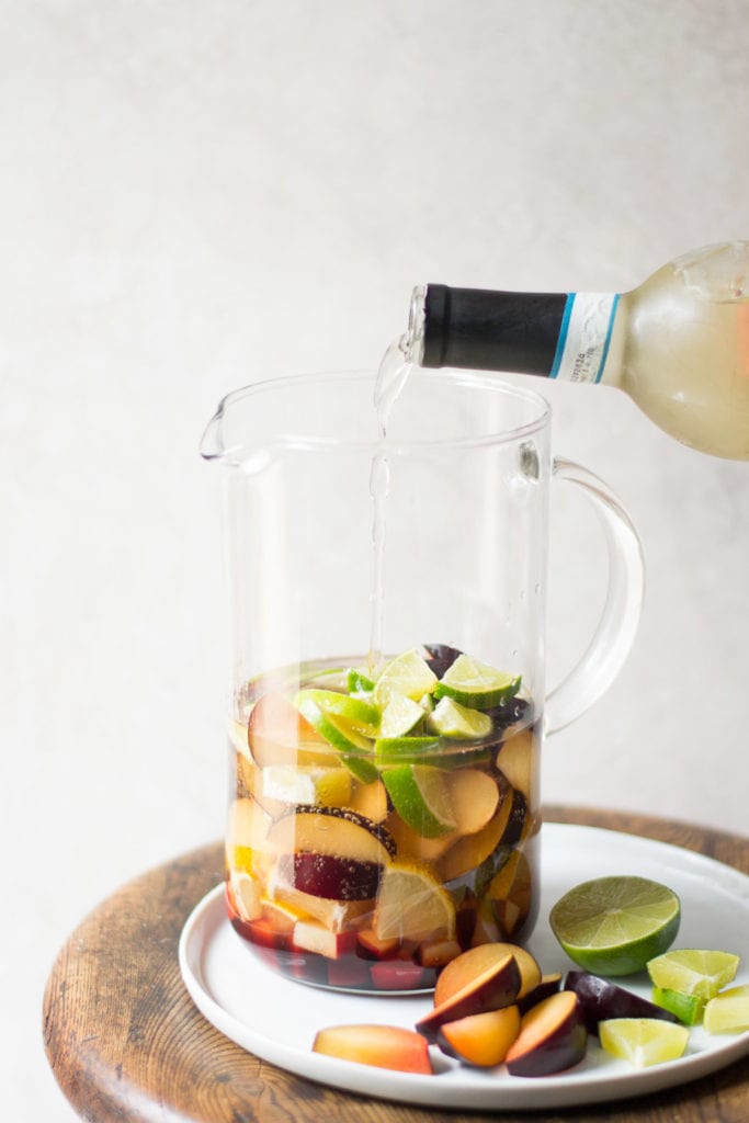 White Wine Plum Sangria Recipe | Sarcastic Cooking