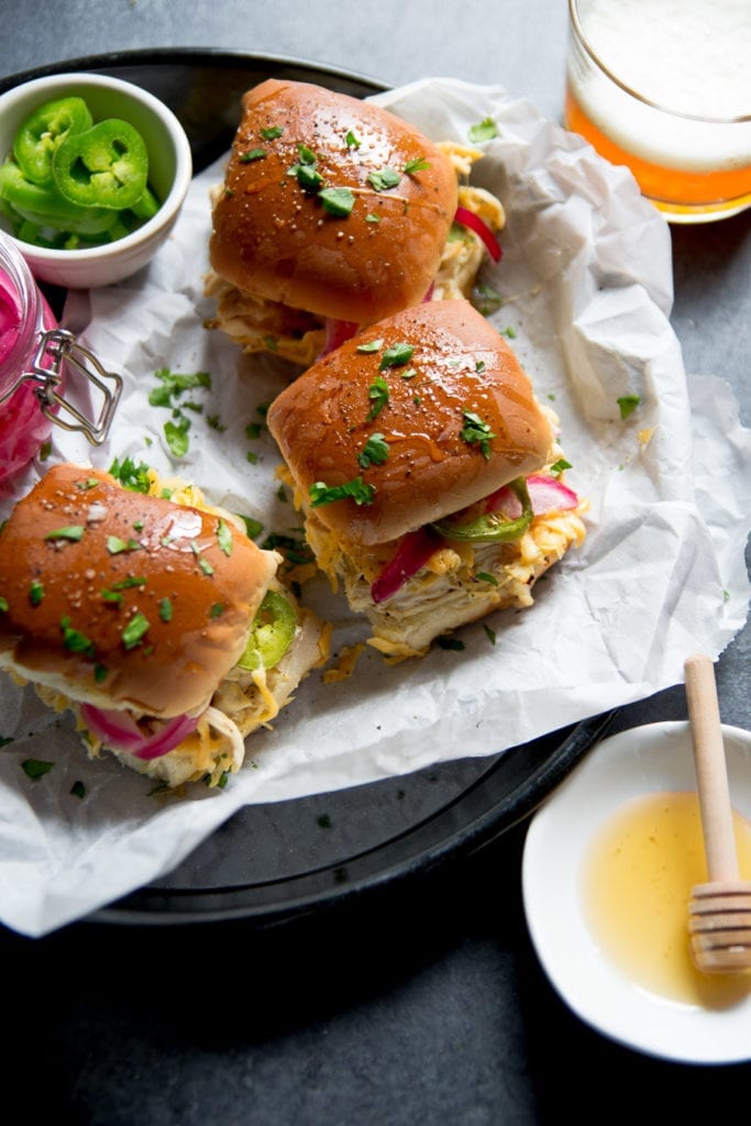 Instant Pot BBQ Chicken Jalapeño sliders | Sarcastic Cooking
