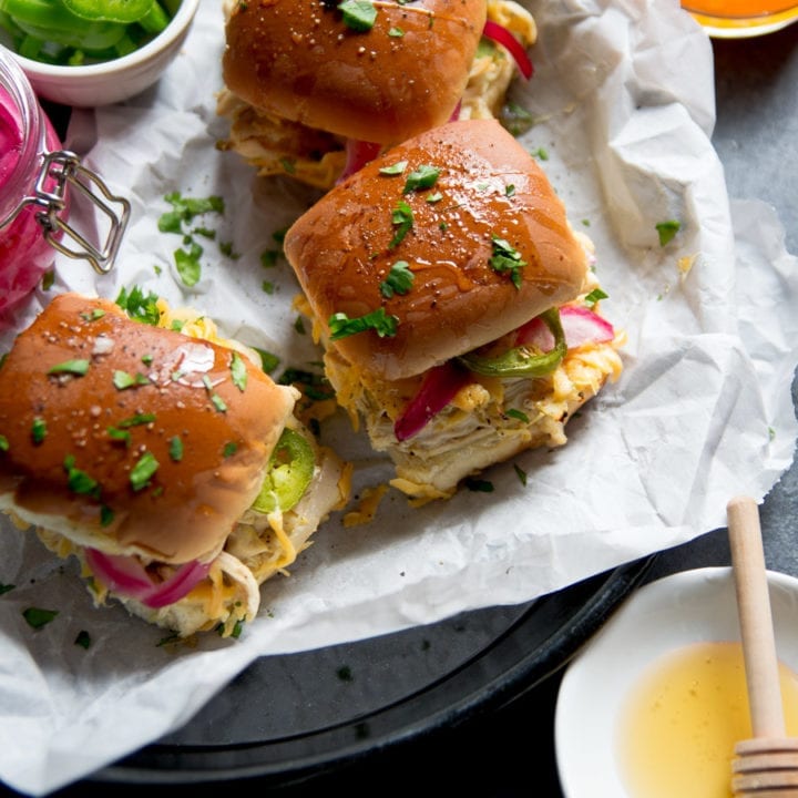 Instant Pot BBQ Chicken Jalapeño sliders | Sarcastic Cooking