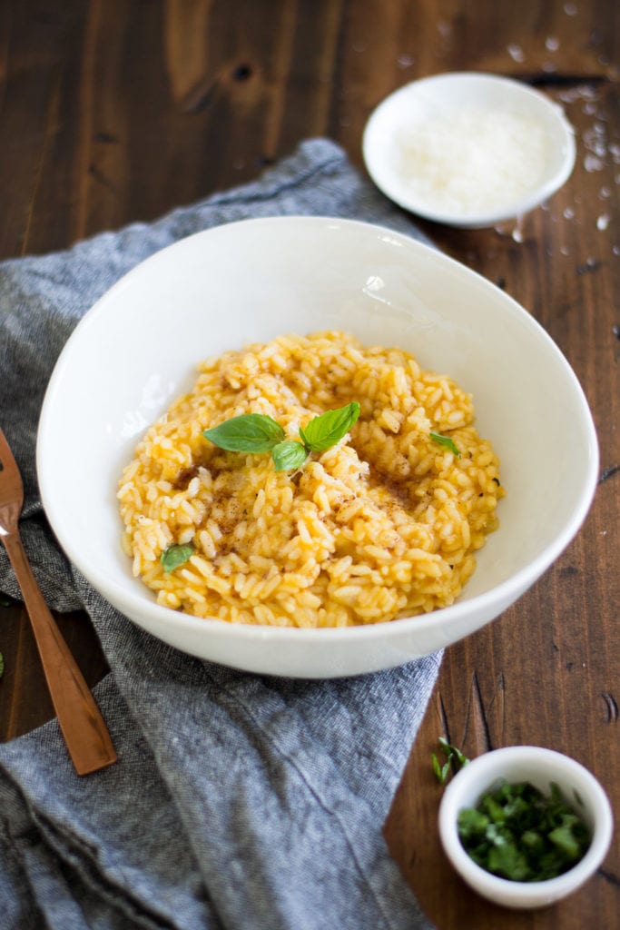 Instant Pot Brown Butter Pumpkin Risotto | Sarcastic Cooking