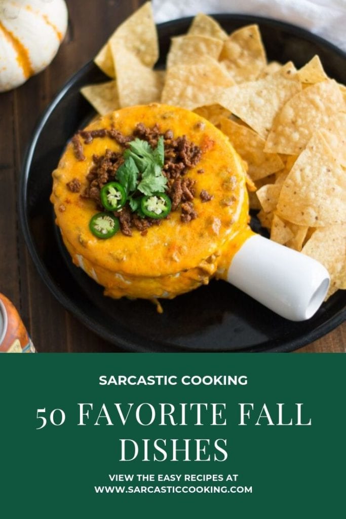 50 Favorite Cozy Fall Inspired Must Make Recipes | Sarcastic Cooking
