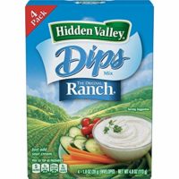 Hidden Valley Original Ranch Dips Mix, Gluten Free, Keto-Friendly - 4 Packets