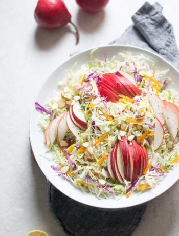 Apricot and Pear Slaw | sarcastic Cooking