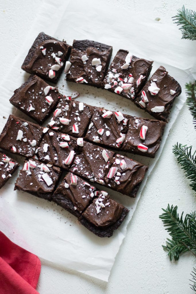 Boozy Peppermint Schnapps Brownies | Sarcastic Cooking