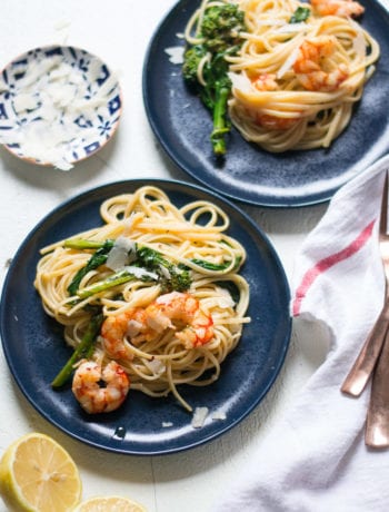 Spicy Shrimp and Broccolini Pasta | Sarcastic Cooking