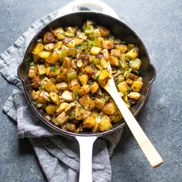 Classic Skillet Breakfast Potatoes | sarcastic Cooking