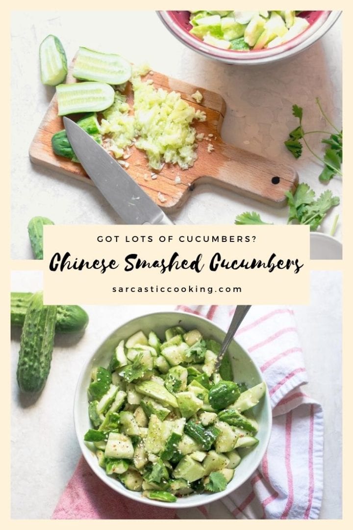Chinese Smashed Cucumbers | Sarcastic Cooking