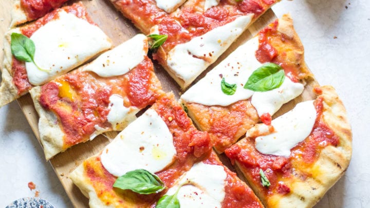 Grilled Margherita Pizza (on the gas grill) - Sarcastic Cooking