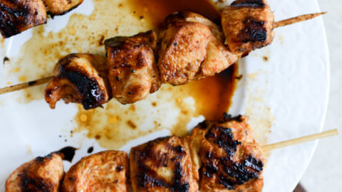 Image for Chipotle Lime Grilled Chicken Skewers with Avocado Ranch