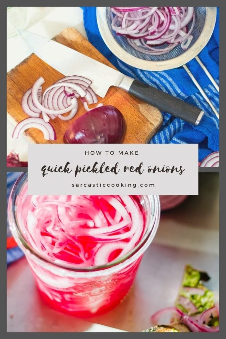 How to Make Pickled Red Onions | Sarcastic Cooking