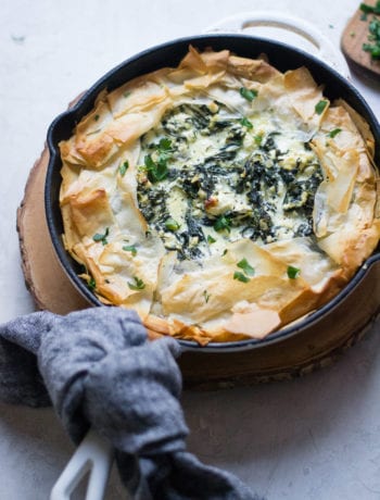 Skillet Spanakopita Crostata | Sarcastic Cooking