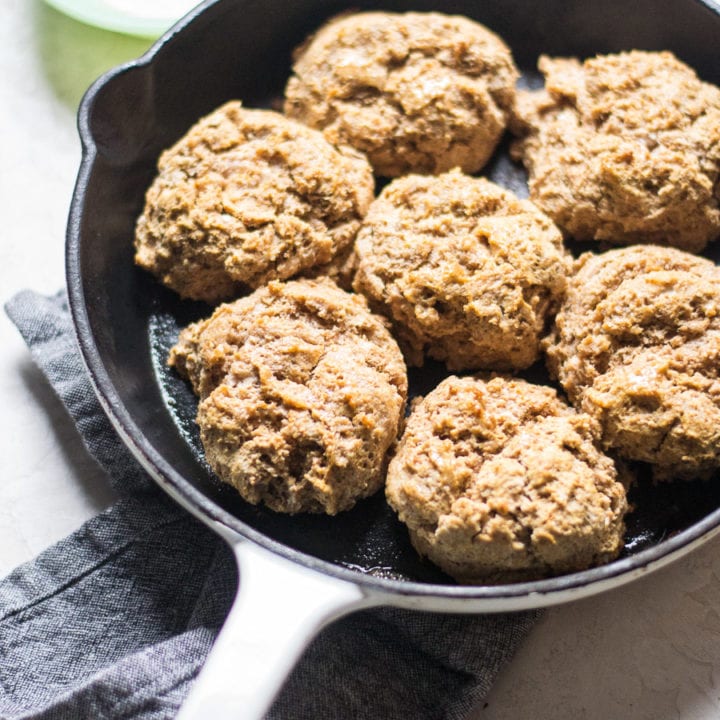 Honey Wheat Drop Biscuits | Sarcastic Cooking