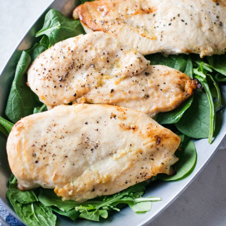three ingredient baked garlic chicken | sarcastic cooking