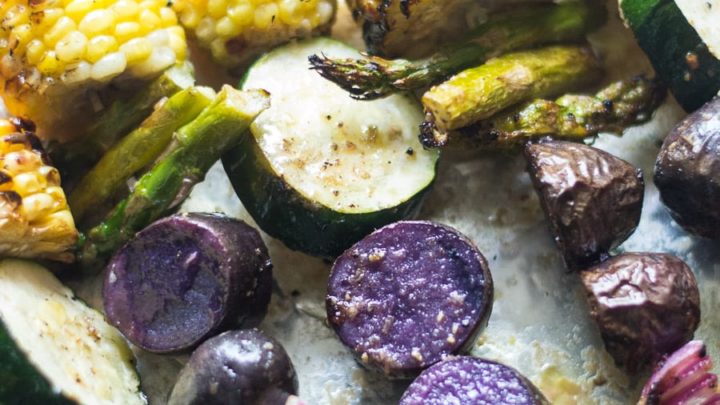 Grilled Rainbow Veggie Skewers | Sarcastic Cooking