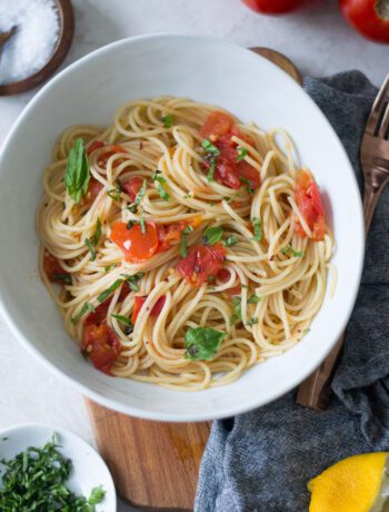 Fresh Tomato and Lemon Pasta | Sarcastic Cooking