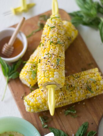 Sesame Oil & Hot Honey Grilled Corn on the Cob | Sarcastic Cooking
