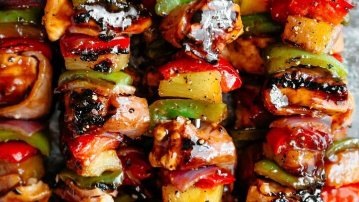 Image for Hawaiian Bacon Pineapple Chicken Kebabs