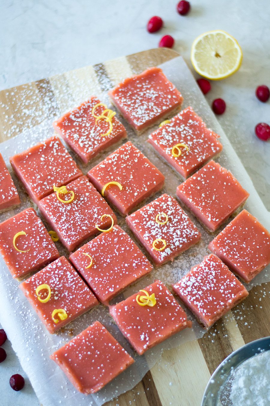 Cranberry Curd Dessert Bars | Sarcastic Cooking