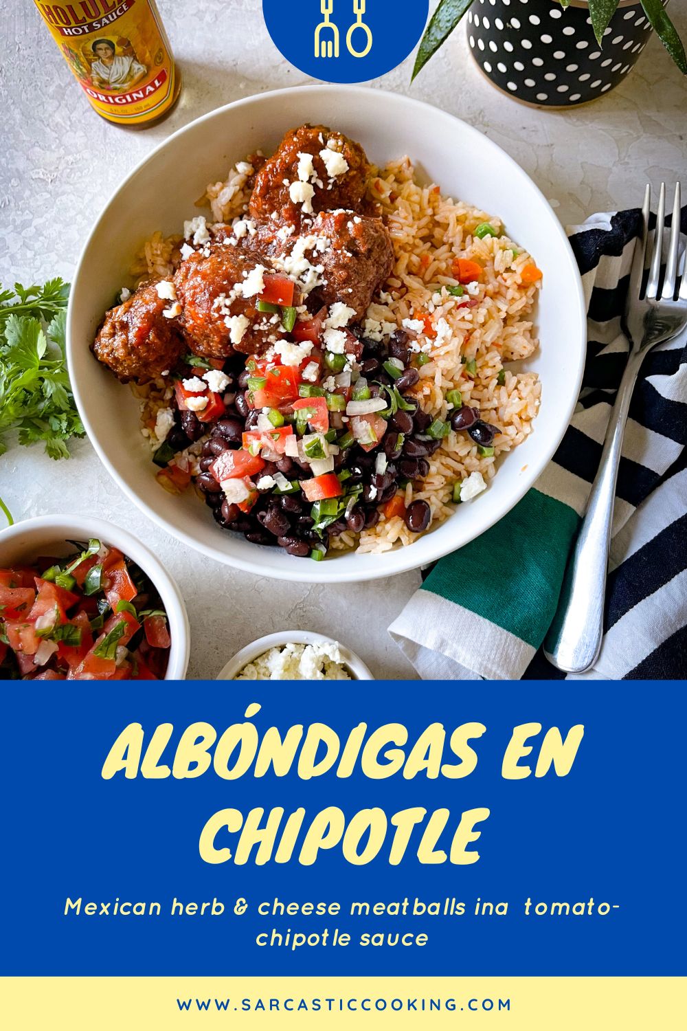 Albóndigas en Chipotle - Mexican Meatballs | Sarcastic Cooking