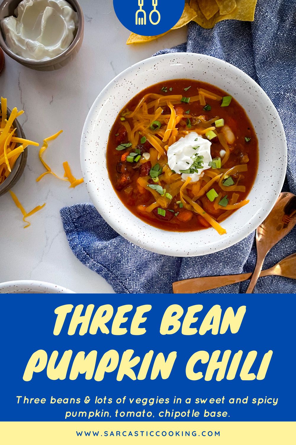 Three Bean Pumpkin Chili | Sarcastic Cooking