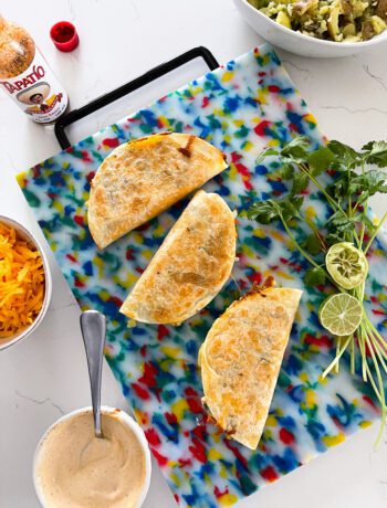 easy potato quesadillas - sarcastic cooking